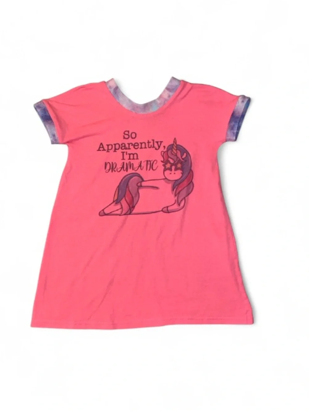 Girls Pink Unicorn Nightgown - 